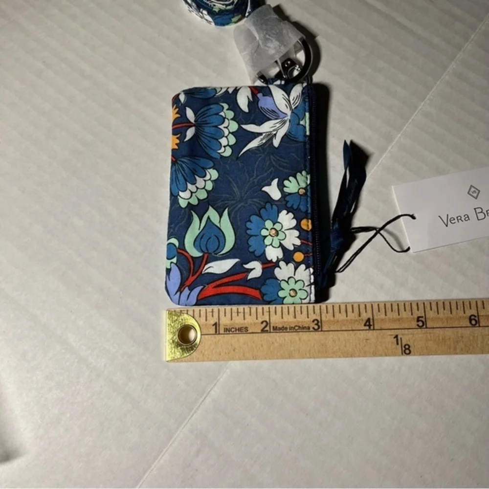 Vera Bradley‎ Zip ID & Lanyard Floral Bursts New with Tags